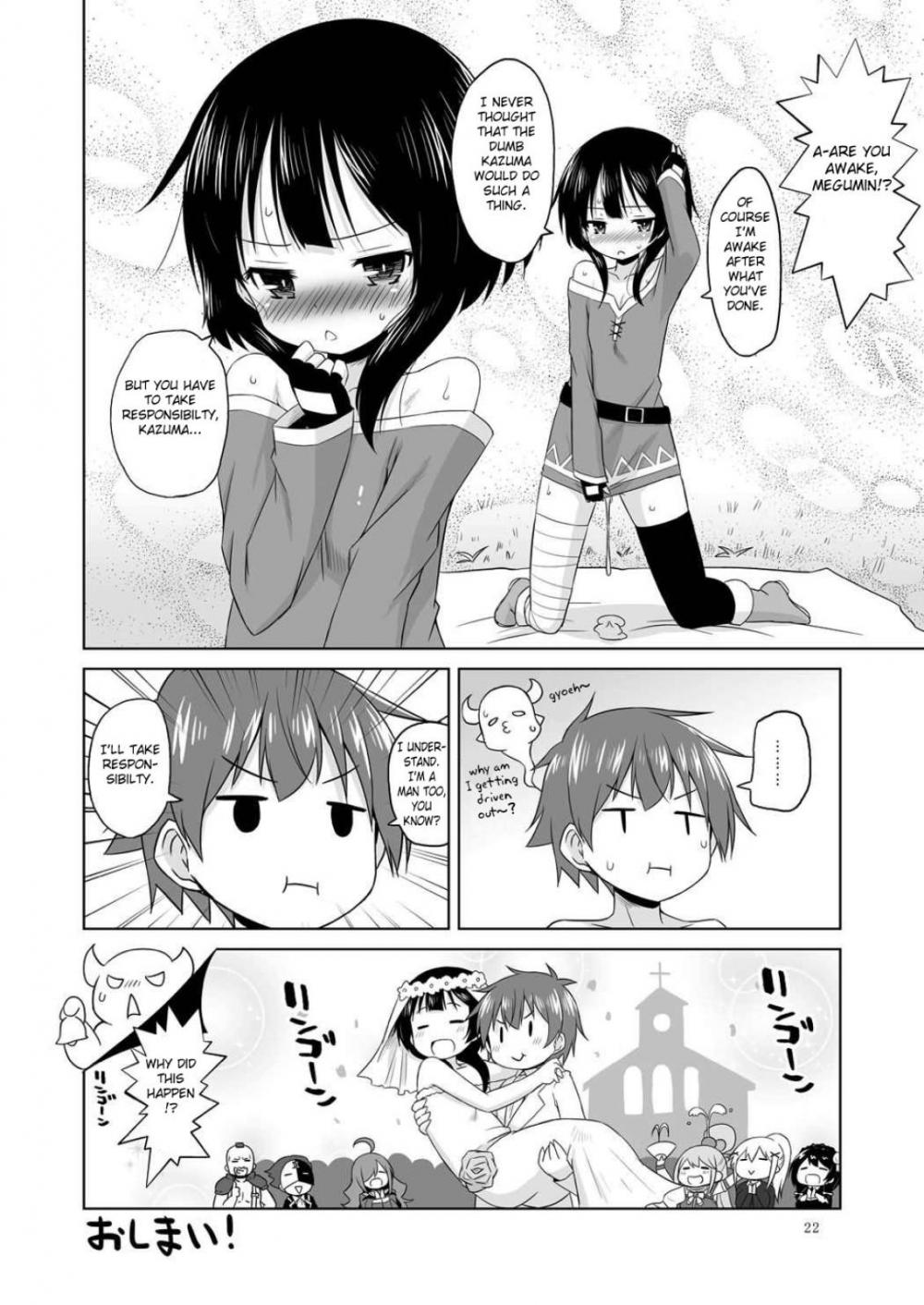 Hentai Manga Comic-To Sleeping Megumin I'm Going To Dufufufufu WW-Read-20